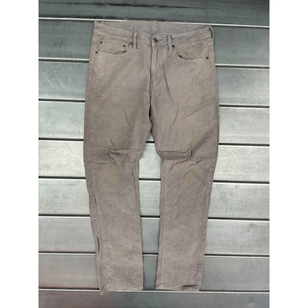 Levis 511 Jeans Pants Mens 32X32 Gray Slim Straight Leg Stretch